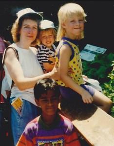 1mom and girls young